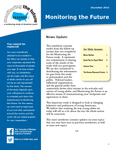 MTF Newsletter, December 2016