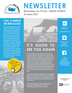 MTF Newsletter, December 2019