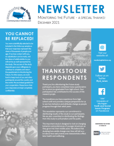 MTF Newsletter - a special thanks, December 2021